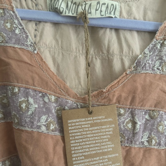 Magnolia Pearl European Cotton Quiltwork Layla Tank Dress in Lullaby - Picture 8 of 8